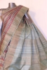 Handloom Printed Tussar Silk Saree